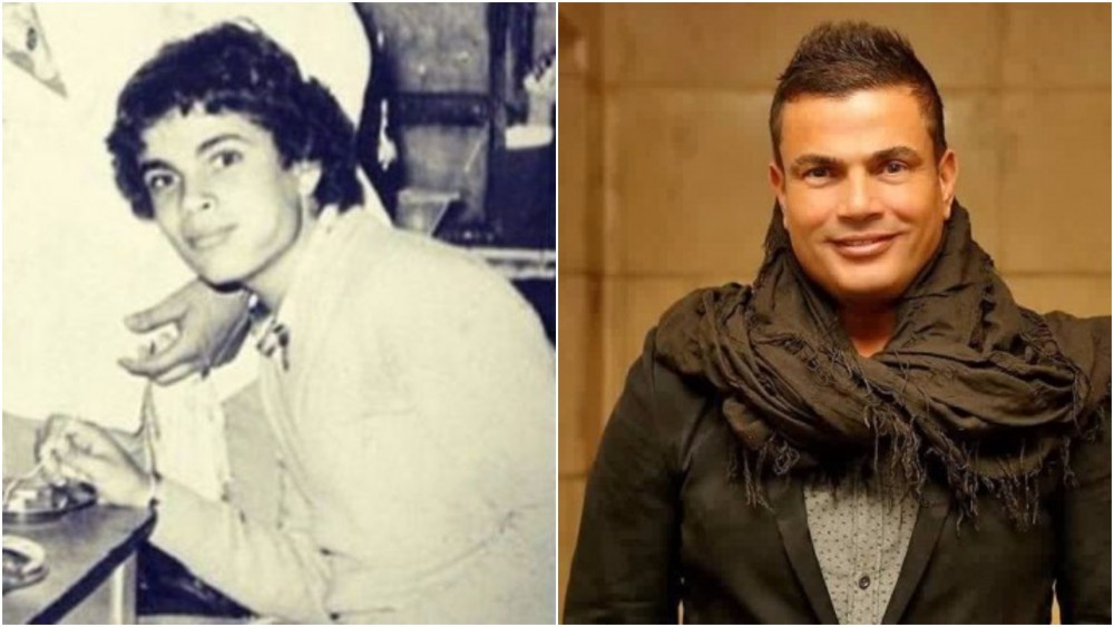 عمرو دياب قبل وبعد المراهقة 