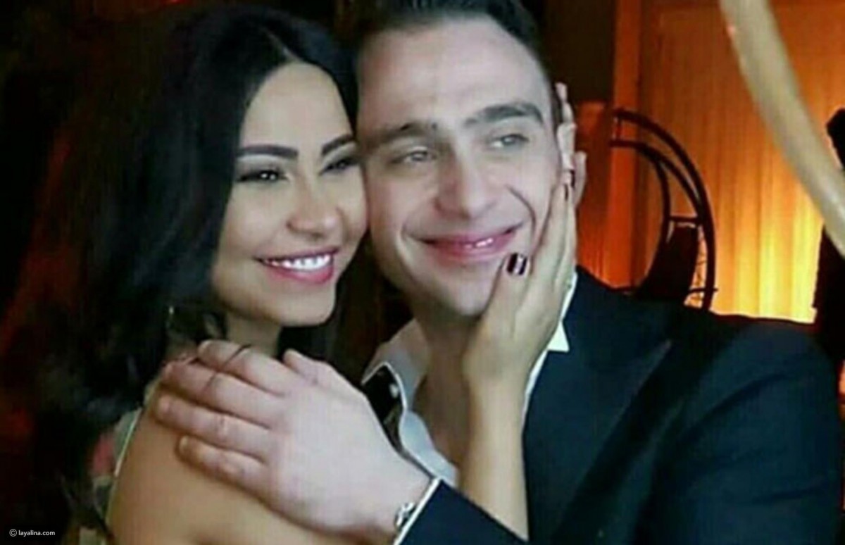 شيرين وزوجها حسام 