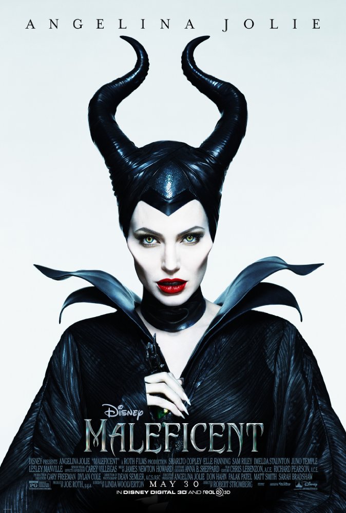 إطلالة النجمة العالمية أنحيلينا جولي في فيلمها السينمائي ماليفسنت (Maleficent) 