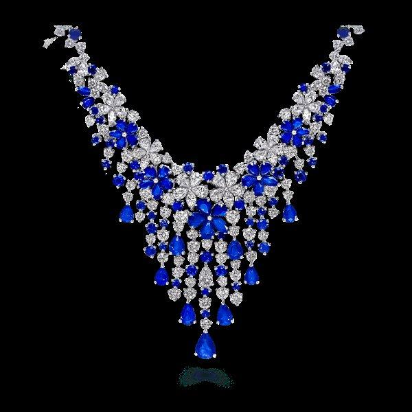 مجوهرات الياقوت الأزرق ليوم العرس